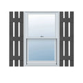 Tuxedo Grey Vinyl Board-n-Batten Shutters M862736