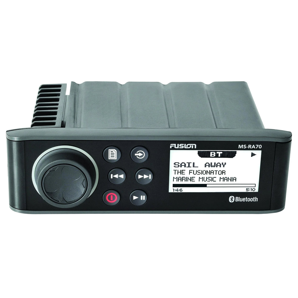 Marine AM/FM/BT Stereo with 2 Pair 6.5" RGB Marine Coaxial Speakers H1862