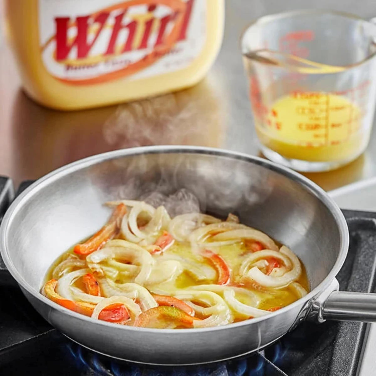 1 Gallon Liquid Butter Flavor Oil and Garlic Liquid Butter Flavor Oil with Measuring Spoons O873