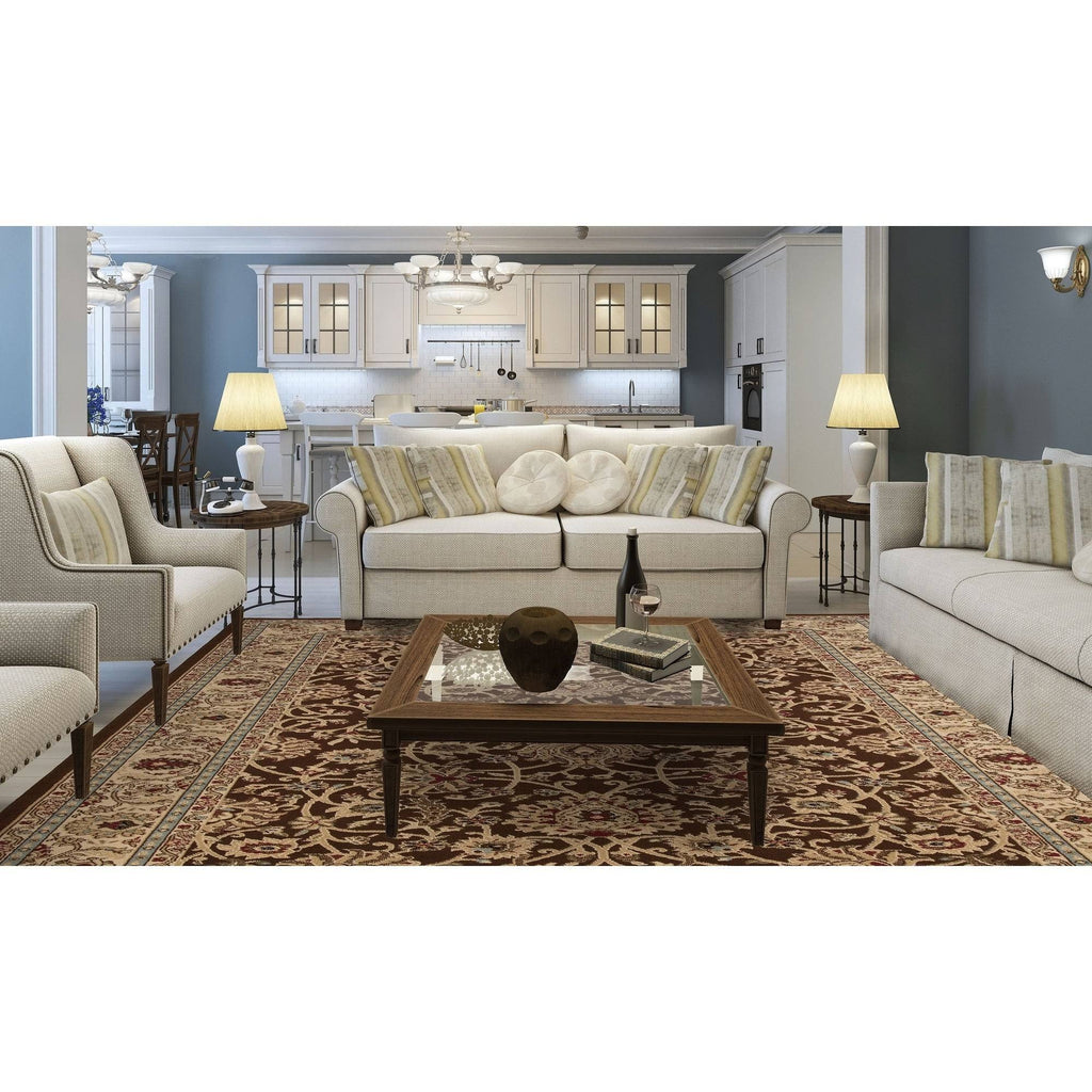 Brown Ankara Mahal Rug T3926