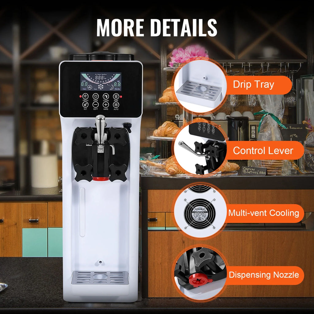 10L/H Soft Serve Ice Cream Machine J368988