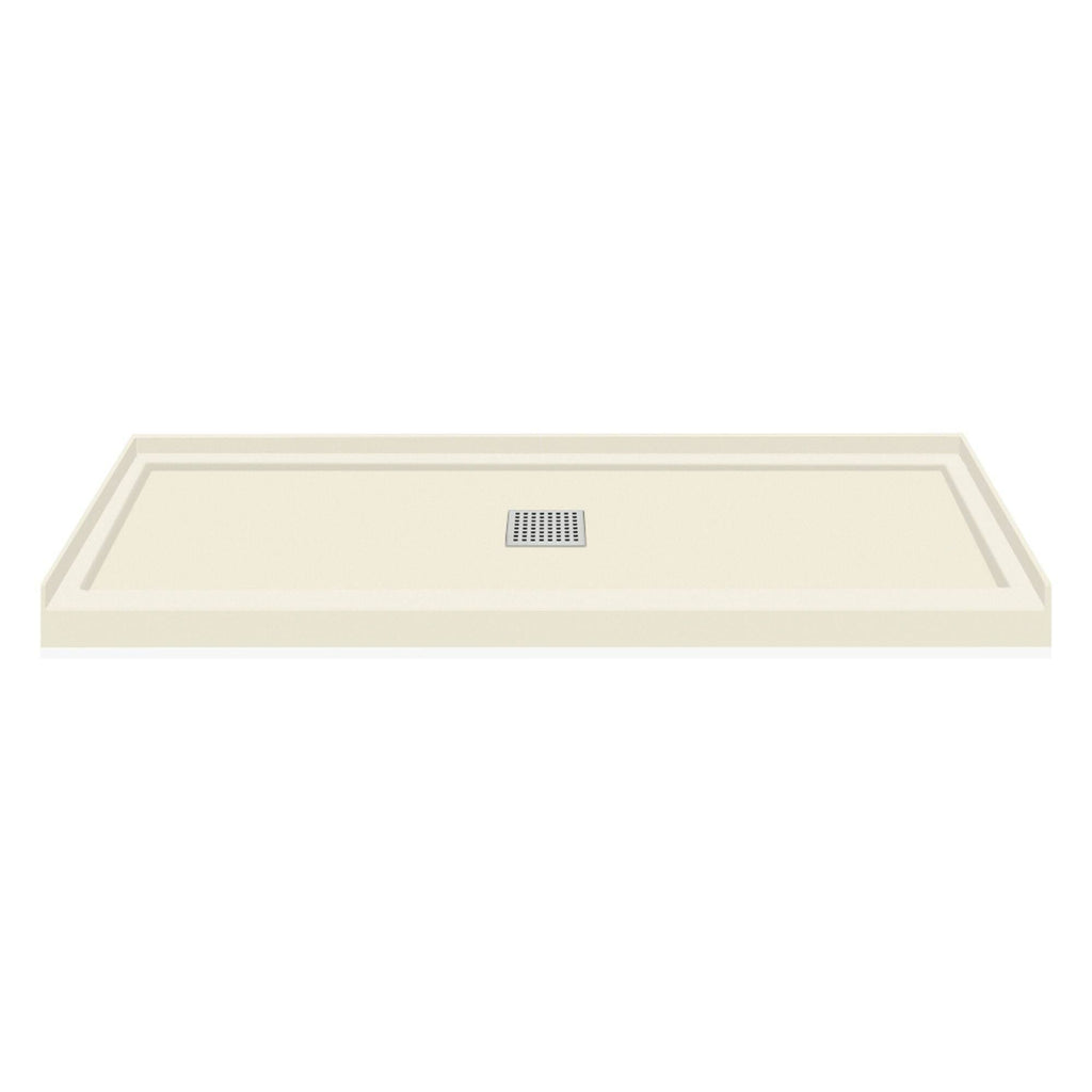 Cameo Single Threshold Shower Base with Center Drain Y8093