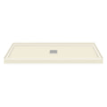 Cameo Single Threshold Shower Base with Center Drain Y8093