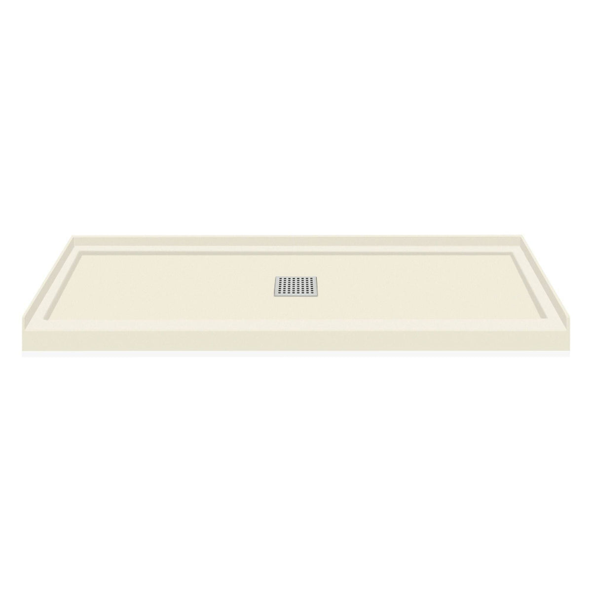Cameo Single Threshold Shower Base with Center Drain Y8093