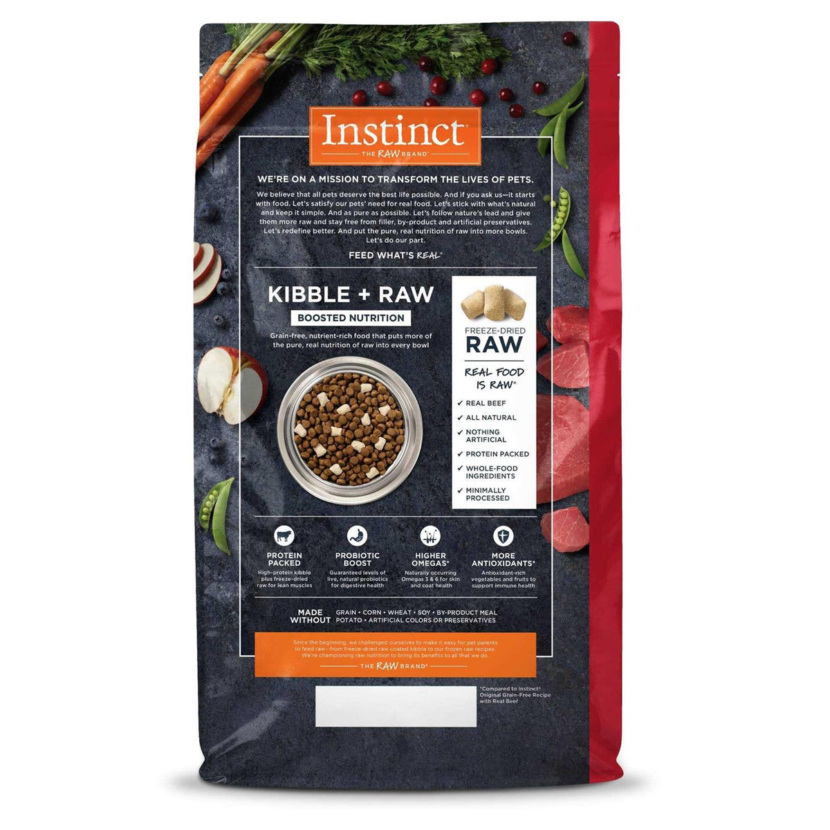 Grain Free Natural Dry Dog Food with Real Beef W383
