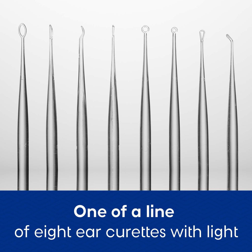 Lighted Ear Curette Tool, Single-Use 52 Piece Set W38671