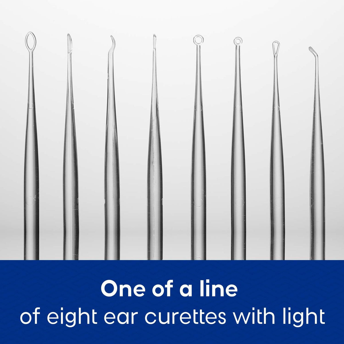 Lighted Ear Curette Tool, Single-Use 52 Piece Set W38671