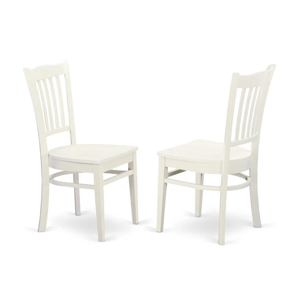 5-Piece Wood Dinette Set with 4 Chairs and Butterfly Leaf Table V445182