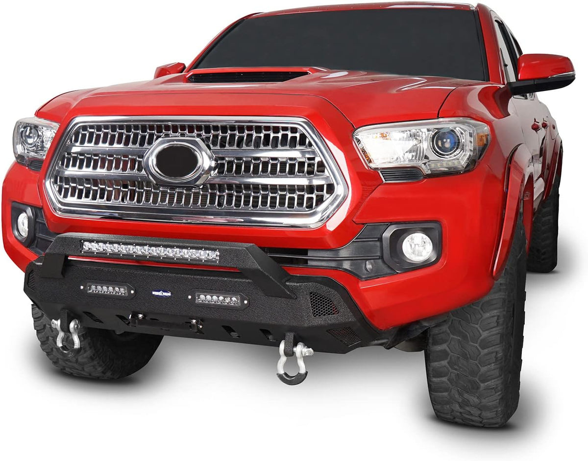 Tacoma Rear Bumper w/Sensor Holes + Front Bumper Kit L8058
