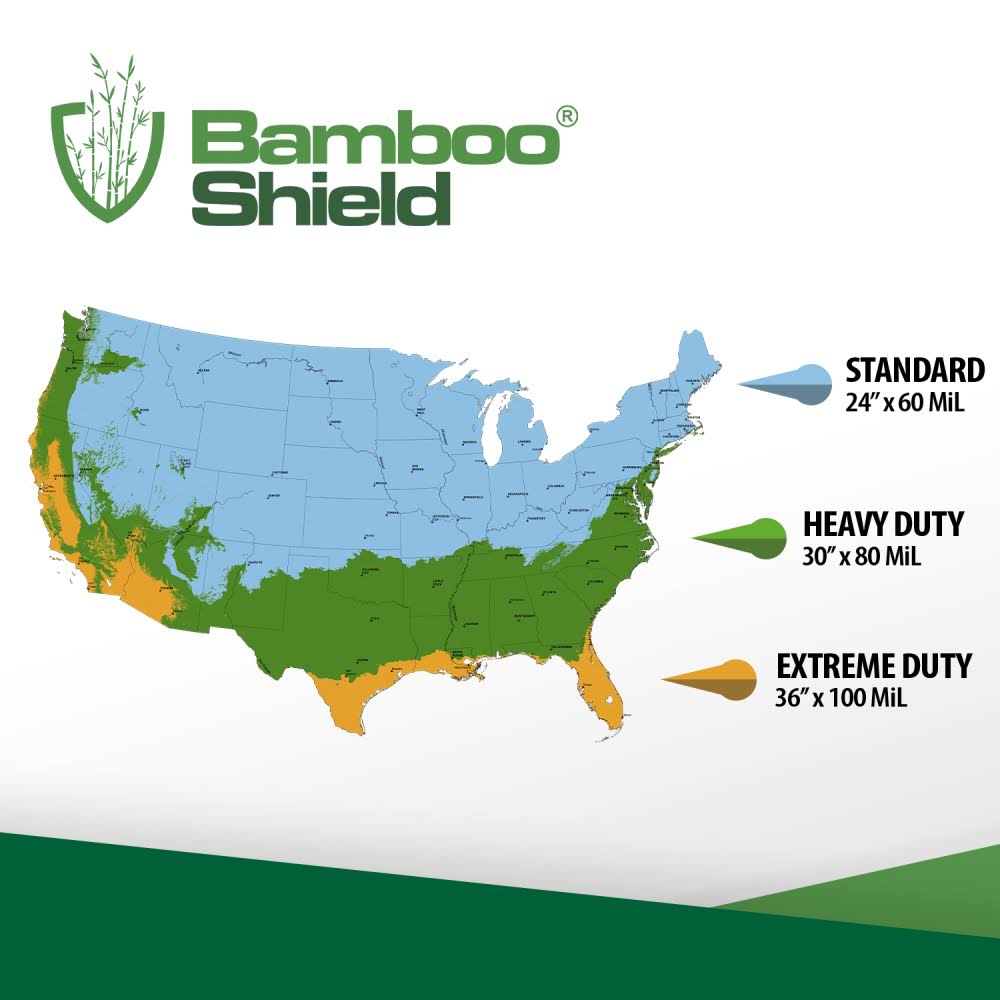 Bamboo Shield 100 Mil Thick 36in Depth 60 Feet M9964