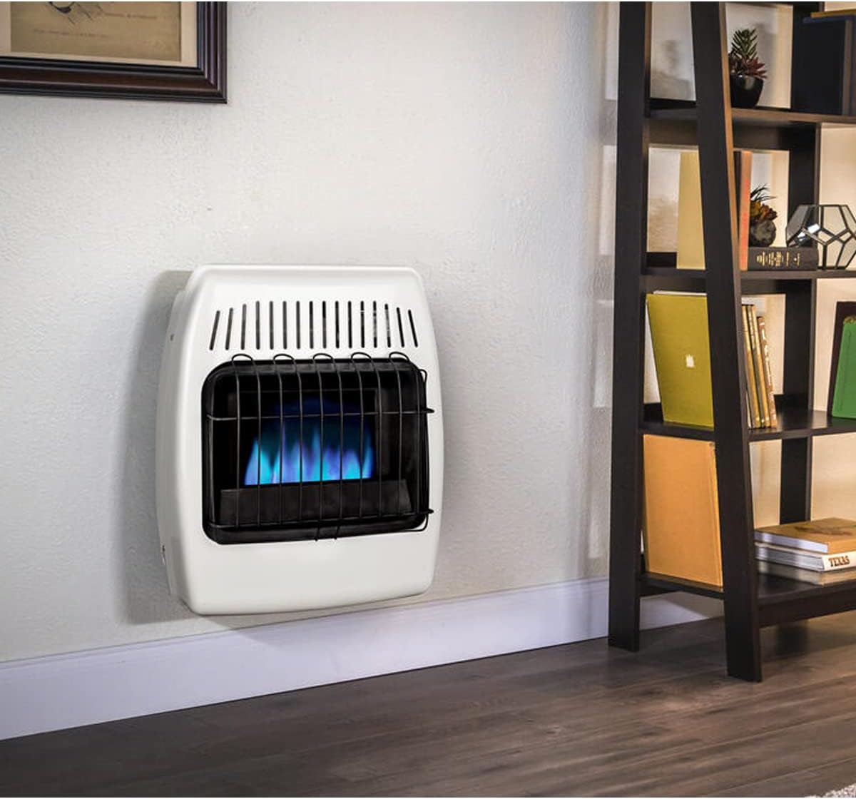 White Dual Fuel Vent-Free Wall Heater S78539