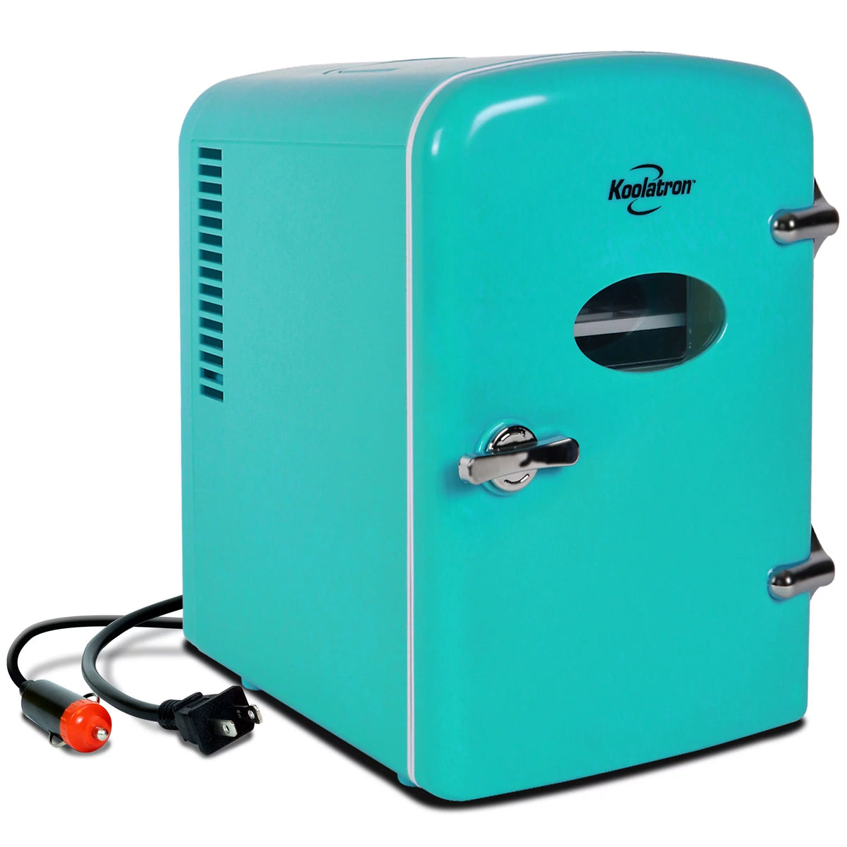 6 Can AC/DC Mini Fridge Cooler, Pink T27608