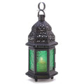 Retro Green Glass Moroccan Lantern M77297