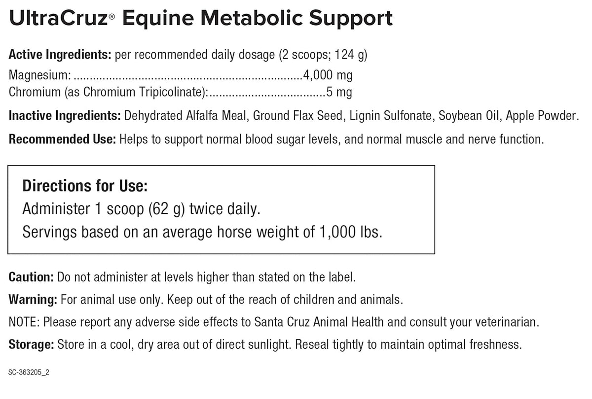 10 lb Equine Metabolic Support Supplement L711929