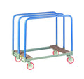 Steel Panel Truck with Swivel Casters O39618
