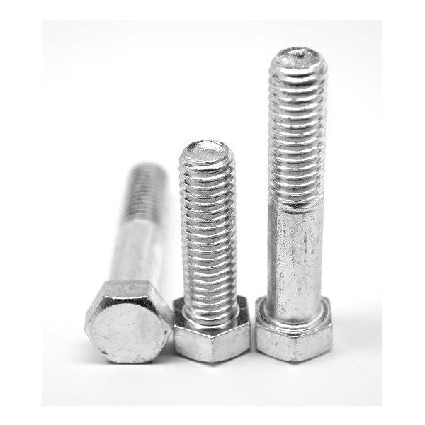 0 25in 28 x 6 in PT Fine Threaded Grade 5 Hex Cap Screw 44 Medium Carbon Steel Zinc Plated 350 Piece W77716