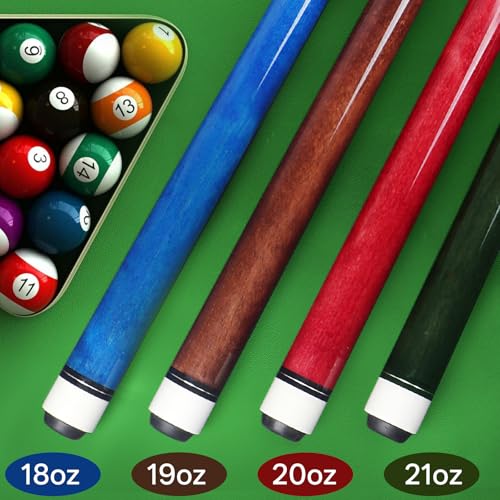 4 Pcs 58 Inch Canadian Maple Wood Pool Cue Stick W13582