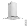 30 in. 400 CFM Convertible Island Mount Range Hood in Stainless Steel G83630