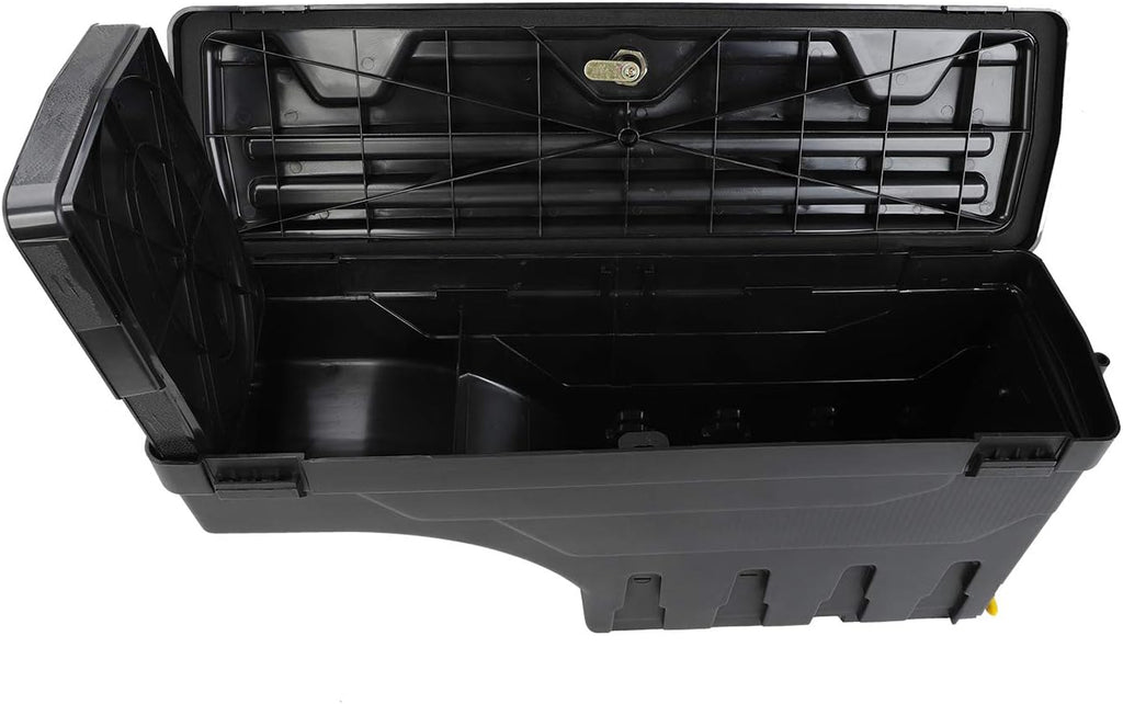 Truck Bed Wheel Well Storage Case Tool Box Lockable Storage Box H7238