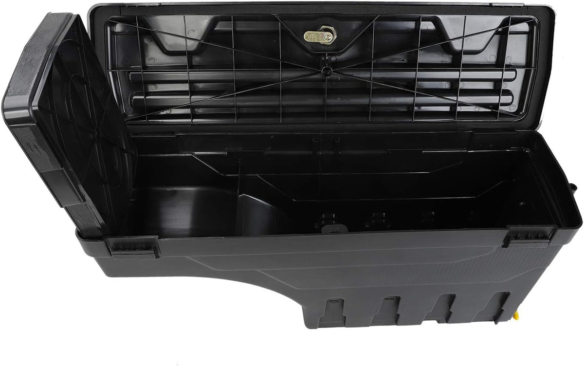 Truck Bed Wheel Well Storage Case Tool Box Lockable Storage Box H7238