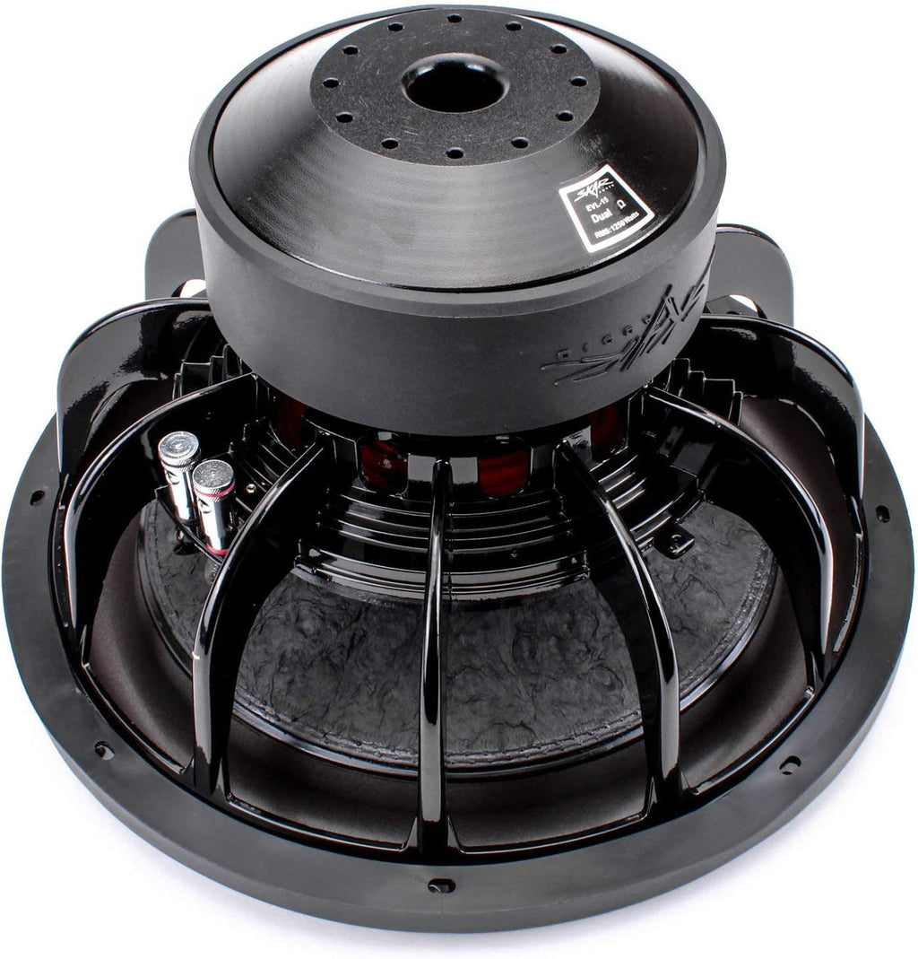 15" 2500 Watt Dual 2 Ohm Car Subwoofer E628161