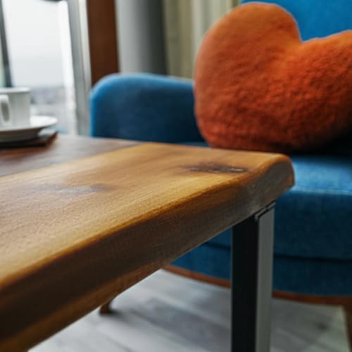 30" x 60" Walnut Wooden Table E71224