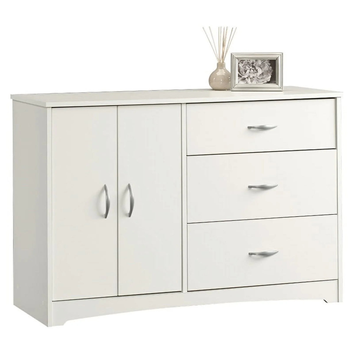 Engineered Wood 3-Drawer Dresser in Soft White G7741