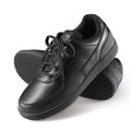 Black Wide Slip-Resistant Work Shoes U53124