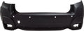 Rear Bumper Cover Primed with Object Sensor Holes V6865