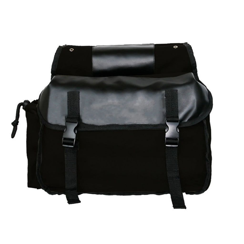 Canvas Waterproof Motorbike Saddle Bag W4136