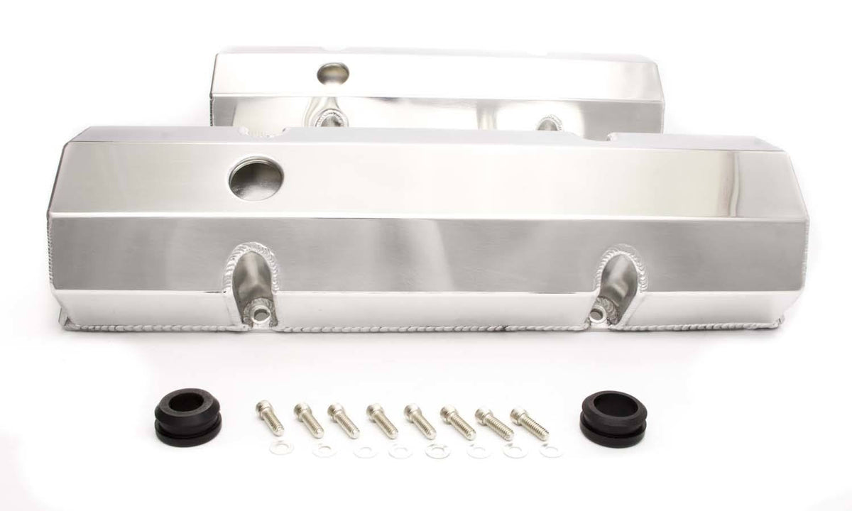 Polished Fabricated Aluminum Valve Cover Z110