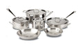 Stainless 3-ply Bonded 10 piece Cookware Set H259690