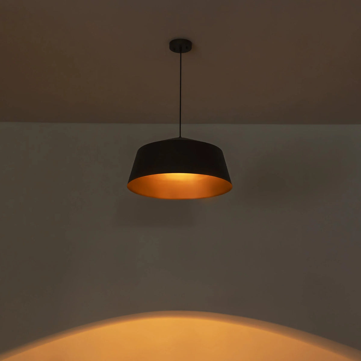Antique Brown Dome Industrial Pendant X12334