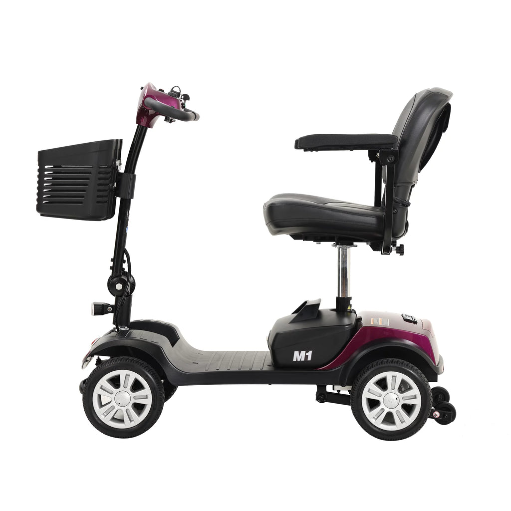 4 Wheels Compact Folding Mobility Scooter with Swivel Seat O206580