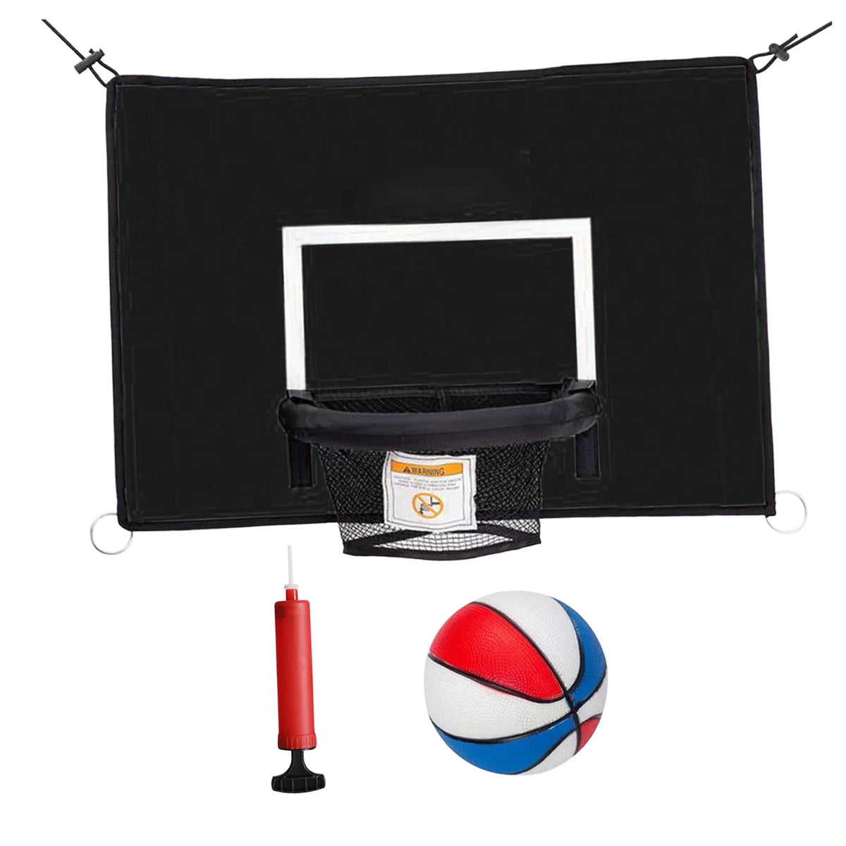 Basketball Hoop for Trampoline Basketball Frame Lightweight Backboard Sturdy for 69cm Colored Ball R578170