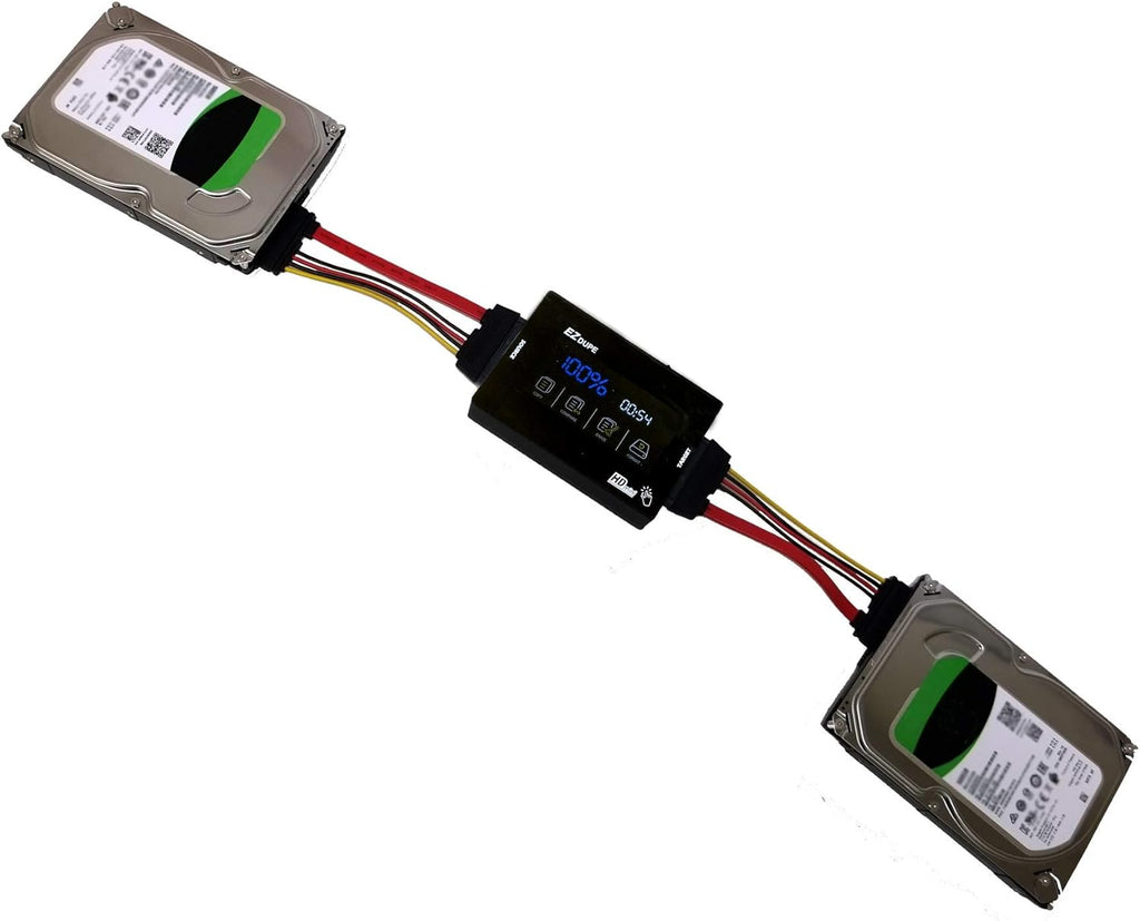 Hard Drive Duplicator with Touch Screen for 3.5 & 2.5 SATA HDD SSD P7757