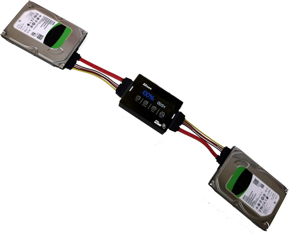 Hard Drive Duplicator with Touch Screen for 3.5 & 2.5 SATA HDD SSD P7757