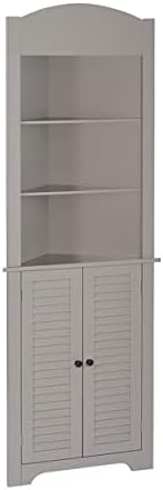 Taupe Tall Corner Cabinet L22716