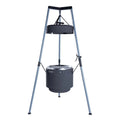 18 inch Charcoal Wood Pellet Grill and Smoker Black P2053