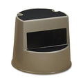 2-Step Mobile Step Stool 300 lb Load Capacity Beige O940