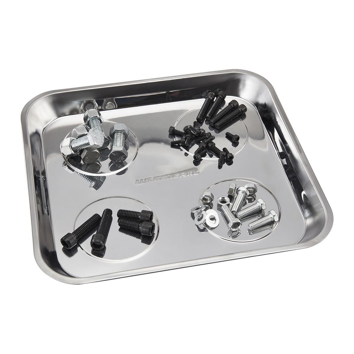 10-1/2 in. x 11-1/2 in. Magnetic Stainless Steel Parts Tray B2865