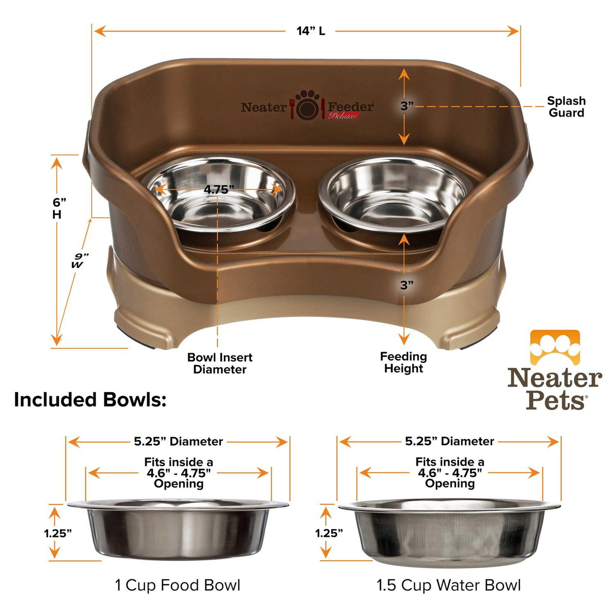Elevated Cat Bowls L844331