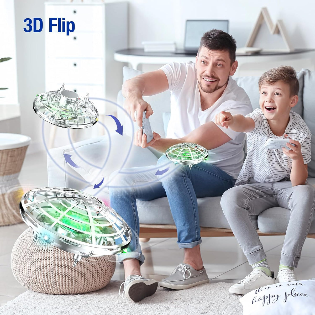 Mini Drone with LED Light, Quadcopter Indoor P7172