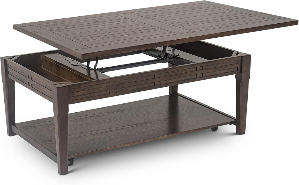 Lift-Top Cocktail Table with Casters R42734