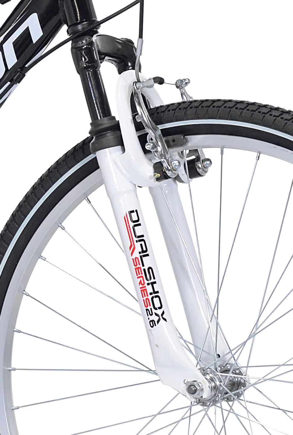 26 In. Black Full Suspension Comfort Bike Y123