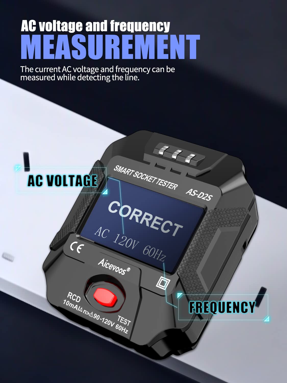LCD Display Receptacle Tester E114137