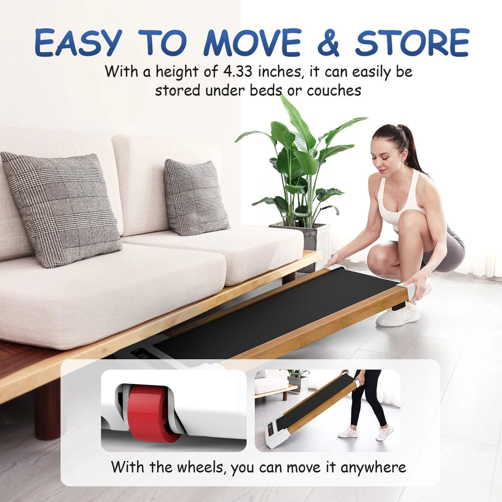 Walking Pad Treadmill 265 lbs Capacity with Remote Control D5935