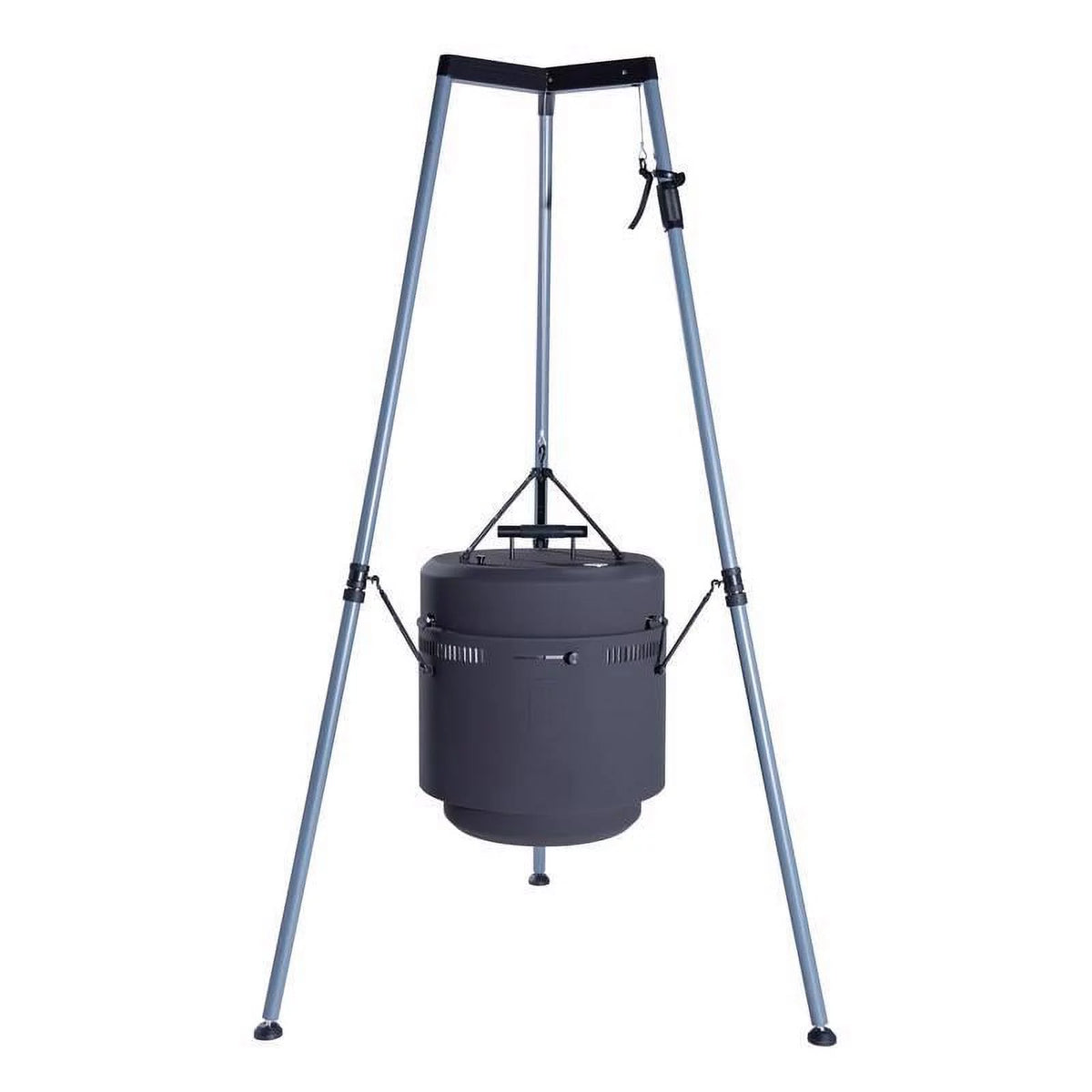 18 inch Charcoal Wood Pellet Grill and Smoker Black P2053