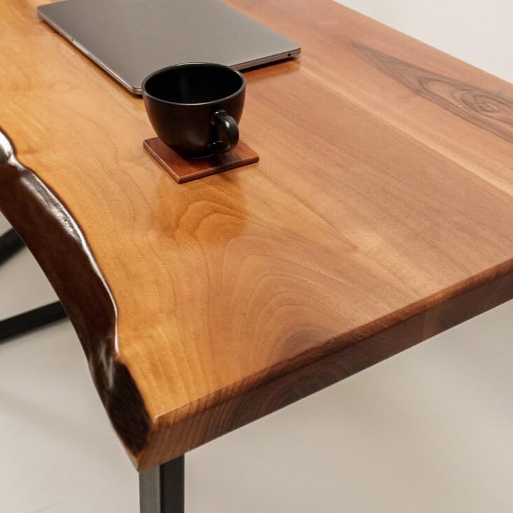 30" x 60" Walnut Wooden Table E71224