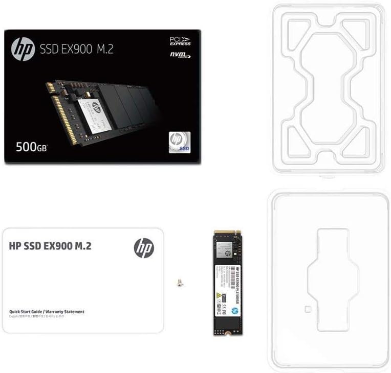 500GB PCIe 3.0 X4 Nvme Internal Solid State Drive Pack of 2 D7062